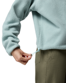 Helvetia™ II Cropped Half Snap Fleece Jacket in Crushed Blue, Safari & Marine Light