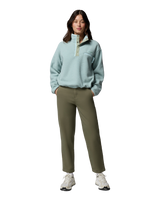 Helvetia™ II Cropped Half Snap Fleece Jacket in Crushed Blue, Safari & Marine Light