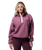Helvetia™ II Cropped Half Snap Fleece Jacket in Antique Mauve & Mineral Pink