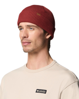 The Columbia Mens Portside™ Fisherman Beanie in Red Oxide