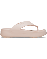 The Crocs Womens Getaway Platform Flip Flops in Quartz