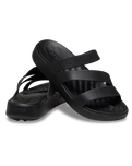 The Crocs Womens Getaway Strappy Sandals in Black