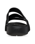 The Crocs Womens Getaway Strappy Sandals in Black