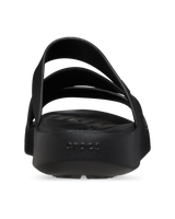 The Crocs Womens Getaway Strappy Sandals in Black