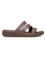 The Crocs Womens Getaway Strappy Sandals in Truffle