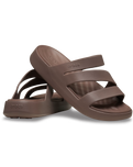 The Crocs Womens Getaway Strappy Sandals in Truffle