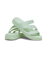 The Crocs Womens Getaway Strappy Sandals in Mint Tint