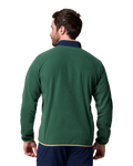 The Columbia Mens Sequoia Grove™ Full Zip Fleece Jacket in Rain Forest & Collegiate Navy