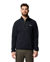 The Columbia Mens Sequoia Grove™ Half Zip Fleece Jacket in Black
