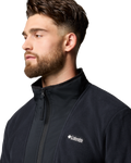 The Columbia Mens Sequoia Grove™ Half Zip Fleece Jacket in Black