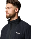 The Columbia Mens Sequoia Grove™ Half Zip Fleece Jacket in Black