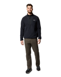 The Columbia Mens Sequoia Grove™ Half Zip Fleece Jacket in Black
