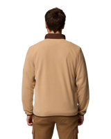 The Columbia Mens Sequoia Grove™ Half Zip Fleece Jacket in Canoe, Dark Stone & Tobacco