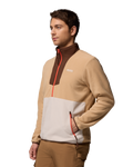 The Columbia Mens Sequoia Grove™ Half Zip Fleece Jacket in Canoe, Dark Stone & Tobacco