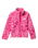 Girls Helvetia™ Printed Half Snap Fleece Jacket in Guava Pink Topoglitch & Guava Pink