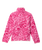 Girls Helvetia™ Printed Half Snap Fleece Jacket in Guava Pink Topoglitch & Guava Pink