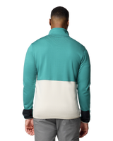 Columbia Hike Half Zip II Fleece Jacket in River Blue, Dark Stone & Black