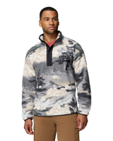 The Columbia Mens Helvetia™ II Printed Half Snap Fleece Jacket in Shark & Dreaming