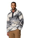 The Columbia Mens Helvetia™ II Printed Half Snap Fleece Jacket in Shark & Dreaming