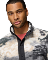 The Columbia Mens Helvetia™ II Printed Half Snap Fleece Jacket in Shark & Dreaming