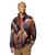 Helvetia™ II Printed Half Snap Fleece Jacket in Teak Brown Soarin