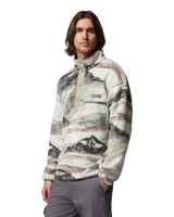 The Columbia Mens Helvetia™ II Printed Half Snap Fleece Jacket in Sedona Sage Summits
