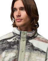 The Columbia Mens Helvetia™ II Printed Half Snap Fleece Jacket in Sedona Sage Summits