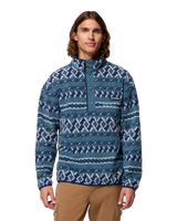 The Columbia Mens Helvetia™ II Printed Half Snap Fleece Jacket in Everblue KnitKnot