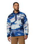 The Columbia Mens Helvetia™ II Printed Half Snap Fleece Jacket in Collegiate Navy