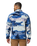 The Columbia Mens Helvetia™ II Printed Half Snap Fleece Jacket in Collegiate Navy