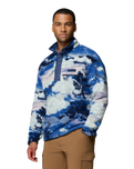 The Columbia Mens Helvetia™ II Printed Half Snap Fleece Jacket in Collegiate Navy