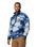 The Columbia Mens Helvetia™ II Printed Half Snap Fleece Jacket in Collegiate Navy