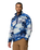 The Columbia Mens Helvetia™ II Printed Half Snap Fleece Jacket in Collegiate Navy