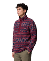 Helvetia™ II Printed Half Snap Fleece Jacket in Rich Wine KnitKnot
