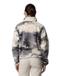 The Columbia Womens Helvetia™ II Printed Cropped Half Snap Fleece Jacket in Shark & Dreaming
