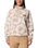 Helvetia™ II Printed Cropped Half Snap Fleece Jacket in Sea Salt & Sprayflower