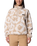 Helvetia™ II Printed Cropped Half Snap Fleece Jacket in Sea Salt & Sprayflower