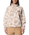 Helvetia™ II Printed Cropped Half Snap Fleece Jacket in Sea Salt & Sprayflower