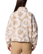 Helvetia™ II Printed Cropped Half Snap Fleece Jacket in Sea Salt & Sprayflower
