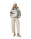 Helvetia™ II Printed Cropped Half Snap Fleece Jacket in Sedona Sage & Summits