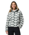 Helvetia™ II Printed Cropped Half Snap Fleece Jacket in Sedona Sage & Geostack