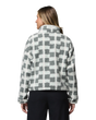Helvetia™ II Printed Cropped Half Snap Fleece Jacket in Sedona Sage & Geostack