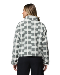 Helvetia™ II Printed Cropped Half Snap Fleece Jacket in Sedona Sage & Geostack