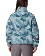 Helvetia™ II Printed Cropped Half Snap Fleece Jacket in Marine Light & Sunscape