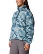 Helvetia™ II Printed Cropped Half Snap Fleece Jacket in Marine Light & Sunscape