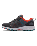 The Columbia Mens Peakfreak II Outdry Shoes in Shark & Super Sonic