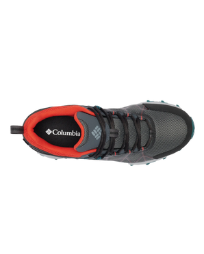 The Columbia Mens Peakfreak II Outdry Shoes in Shark & Super Sonic