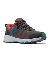 The Columbia Mens Peakfreak II Outdry Shoes in Shark & Super Sonic