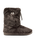 Marilyn Classic Faux Fur Slipper Boots in Dark Chocolate