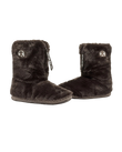 Marilyn Classic Faux Fur Slipper Boots in Dark Chocolate